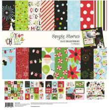 Simple Stories Collection Kit 12X12 - Say Cheese Christmas UTGENDE