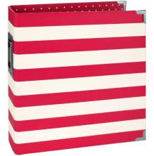 Simple Stories Snap Binder 6X8 - Red Stripe