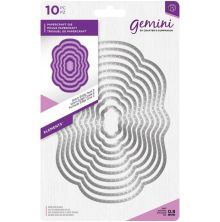 Gemini Elements Metal Die - Stitch Edge Oval 2