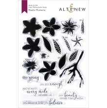 Altenew Clear Stamps 6X8 - Playful Plumeria