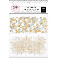 Pink Paislee Mixed Embellishments - Together For Christmas