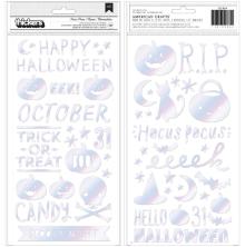 Crate Paper Hey Pumpkin Thickers Stickers 131/Pkg - Hocus Pocus Phrase &amp; IconsUT