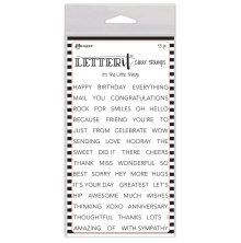 Ranger Letter It Clear Stamp Set 4X6 - ItÂ´s The Little Things