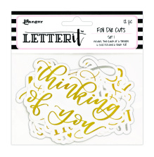 Ranger Letter It Die Cuts 12/Pkg - Set 1