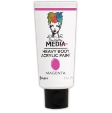 Dina Wakley MEdia Heavy Body Acrylic Paint 59ml - Magenta