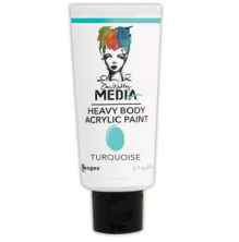 Dina Wakley MEdia Heavy Body Acrylic Paint 59ml - Turquoise