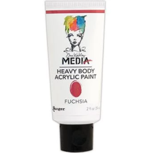 Dina Wakley MEdia Heavy Body Acrylic Paint 59ml - Fuchia