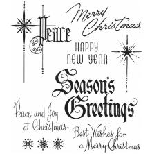 Tim Holtz Cling Stamps 7X8.5 - Christmastime #2 CMS389