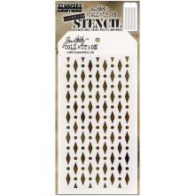 Tim Holtz Layered Stencil 4.125X8.5 - Diamond Dot THS133