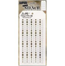 Tim Holtz Layered Stencil 4.125X8.5 - Shifter Baubles THS136