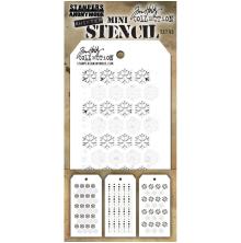 Tim Holtz Mini Layered Stencil Set 3/Pkg - Set 45