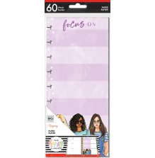 Me &amp; My Big Ideas CLASSIC Half Sheet Note Paper 60/Pkg - Rongrong Focus On UTGE