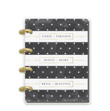 Me &amp; My Big Ideas MICRO Notebook - Rongrong Black &amp; White Stripe