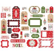 Echo Park My Favorite Christmas Cardstock Die-Cuts - Frames &amp; Tags UTGENDE