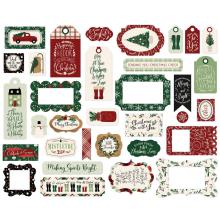 Echo Park A Cozy Christmas Cardstock Die-Cuts - Frames &amp; Tags UTGENDE