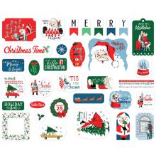 Carta Bella Merry Christmas Cardstock Die-Cuts - Ephemera UTGENDE