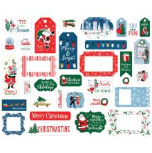 Carta Bella Merry Christmas Cardstock Ephemera - Frames &amp; Tags UTGENDE