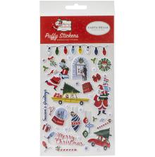 Carta Bella Puffy Stickers - Merry Christmas UTGENDE