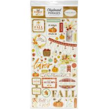 Carta Bella Fall Market Chipboard 6X13 - Phrases UTGENDE