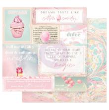 Prima Dulce Double-Sided Cardstock 12X12 - Fairy Dust UTGENDE