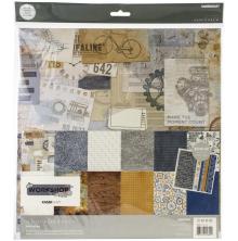 Kaisercraft Paper Pack 12X12 12/Pkg - Workshop