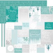 Kaisercraft Let It Snow Double-Sided Cardstock 12X12 - All is Calm