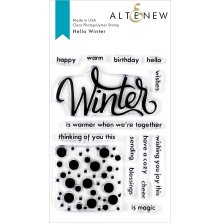 Altenew Clear Stamps 4X6 - Hello Winter