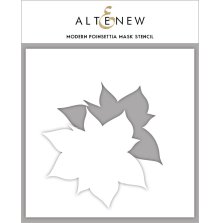 Altenew Stencil 6X6 - Modern Poinsettia