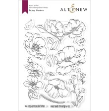 Altenew Clear Stamps 6X8 - Poppy Garden