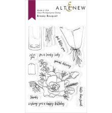 Altenew Clear Stamps 4X6 &amp; Die Bundle - Breezy Bouquet