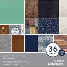 Kaisercraft Paper Pad 6.5X6.5 40/Pkg - Grand Bazaar