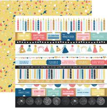 Kaisercraft Oh Happy Day! Double-Sided Cardstock 12X12 - Party Popper