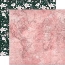 Kaisercraft Lily &amp; Moss Double-Sided Cardstock 12X12 - Flora