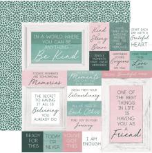 Kaisercraft Lily &amp; Moss Double-Sided Cardstock 12X12 - Circular