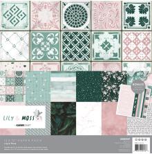 Kaisercraft Paper Pack 12X12 12/Pkg - Lily &amp; Moss