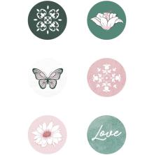 Kaisercraft Curios 6/Pkg - Lily &amp; Moss