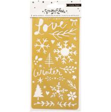 Crate Paper Metal Stencil - Snowflake