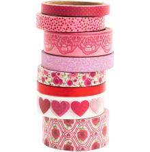 BoBunny Washi Tape 8/Pkg - Count The Ways UTGENDE