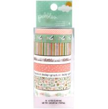 Pebbles Peek-A-Boo You Washi Tape 8/Pkg - Girl  UTGENDE