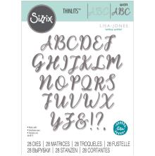 Sizzix Thinlits Dies - Elle Uppercase 664374