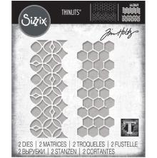 Tim Holtz Sizzix Thinlits Dies - Pattern Repeat 663869