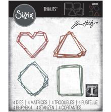 Tim Holtz Sizzix Thinlits Dies - Geo Frames 664414