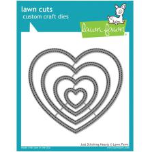 Lawn Fawn Dies - Just Stitching Hearts LF2175