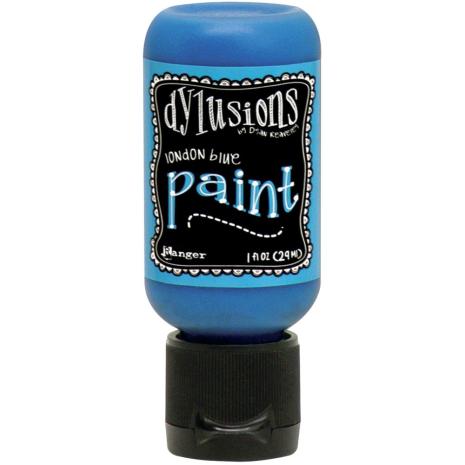 Dylusions Paints 29ml Flip Cap Bottle - London Blue