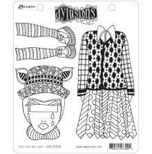 Dylusions Cling Stamps 8.5X7 - The Ties the Limit!