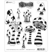 Dylusions Cling Stamps 8.5X7 - Theres Not Mushroom in Here!