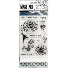 Wendy Vecchi Make Art Stamp Die &amp; Stencil Set - Thank You