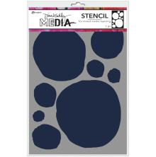 Dina Wakley MEdia Stencils 9X6 - Circles For Painting