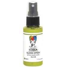 Dina Wakley MEdia Gloss Spray 56ml - Olive