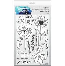 Simon Hurley create. Clear Stamps 6X9 - Flower Picking Friends